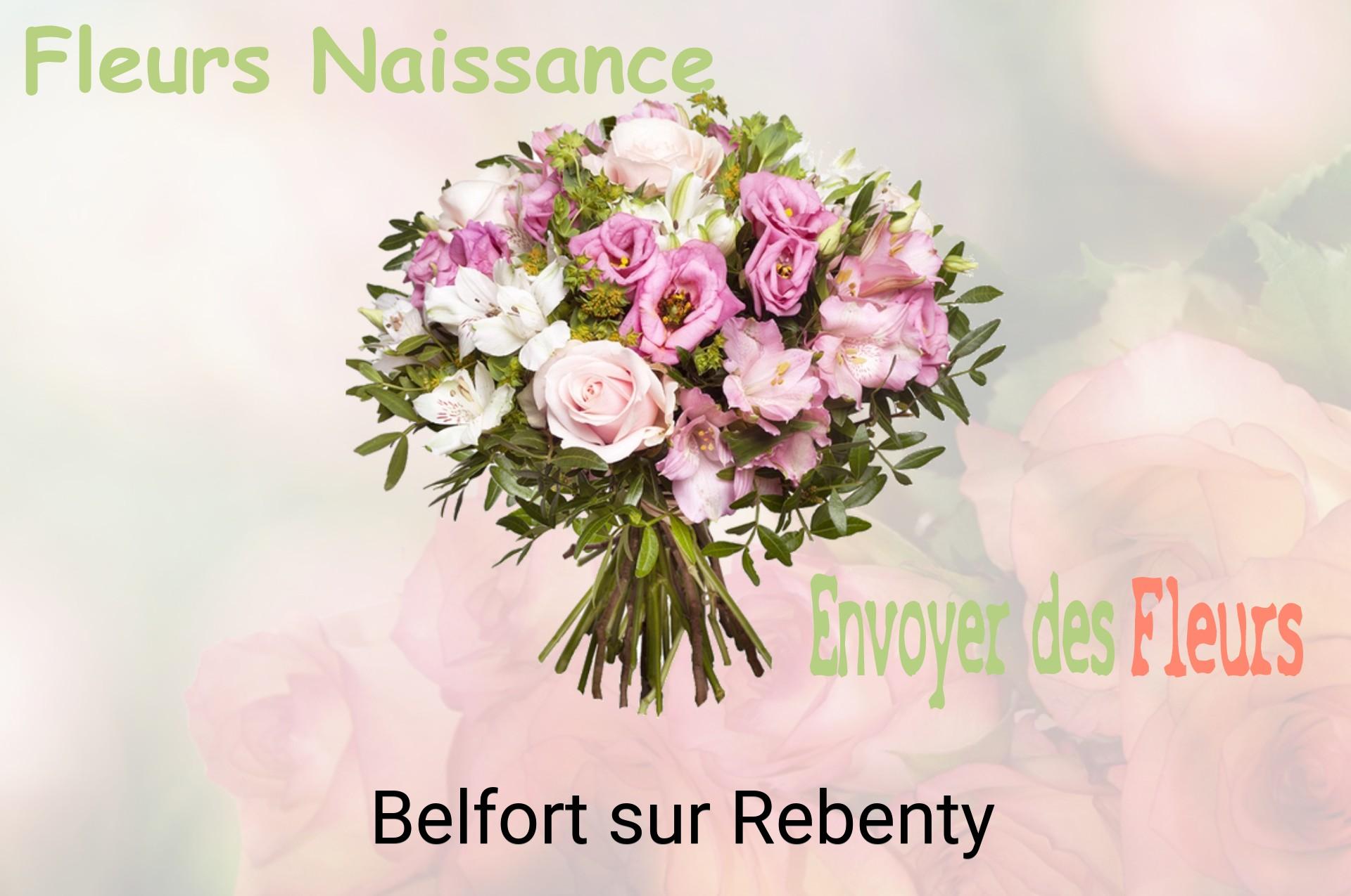 Bouquet de fleurs de naissance livré à Belfort-sur-Rebenty