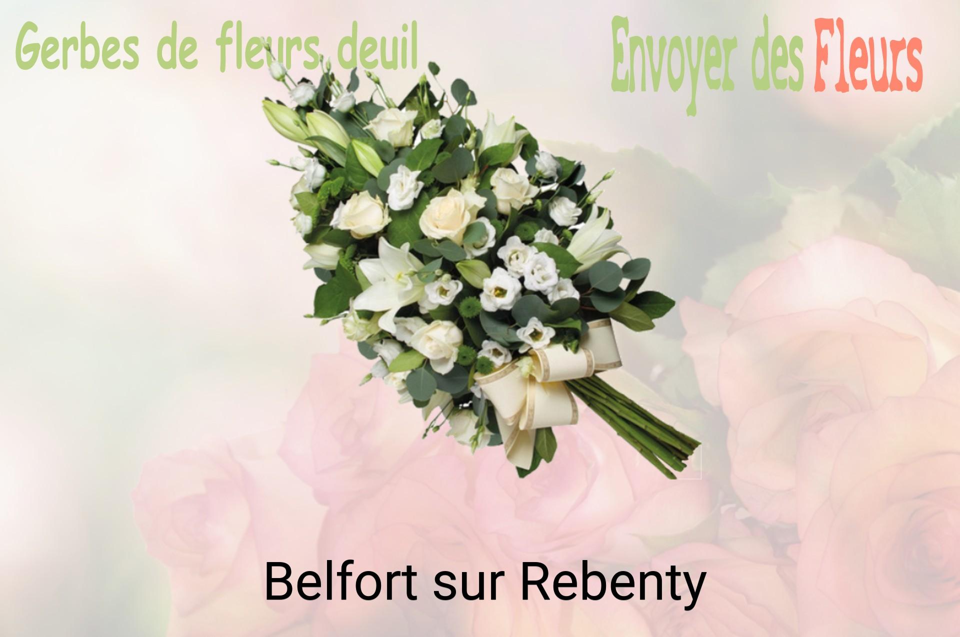 Gerbe de fleurs de deuil livrée à Belfort-sur-Rebenty